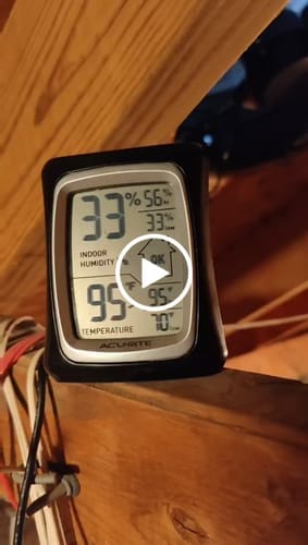 Customer photo review of 12" Dual-Power Solar Roof Fan-55W