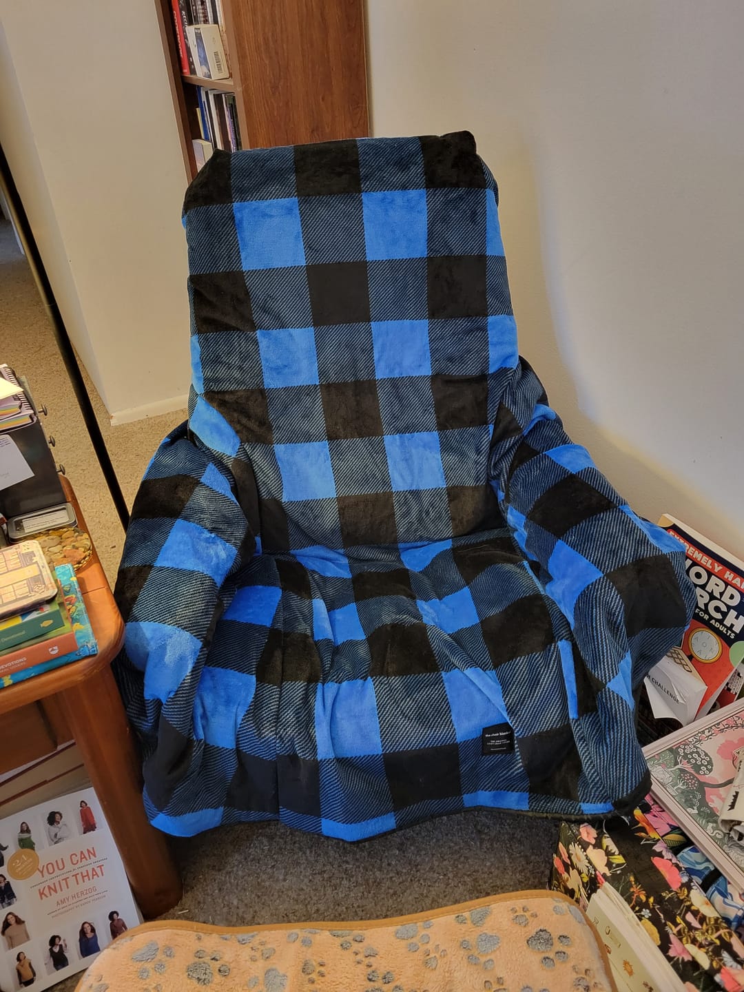 Customer photo review of The Chair Blanket