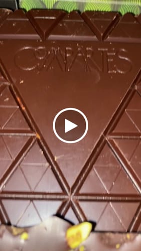 Customer video review of Salted Pistachio Chocolate Bar