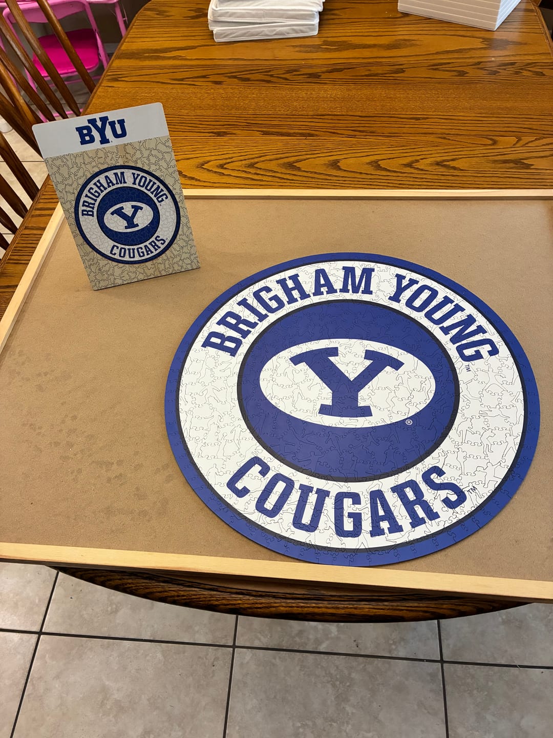 Customer photo review of Brigham Young University - Wooden Puzzle