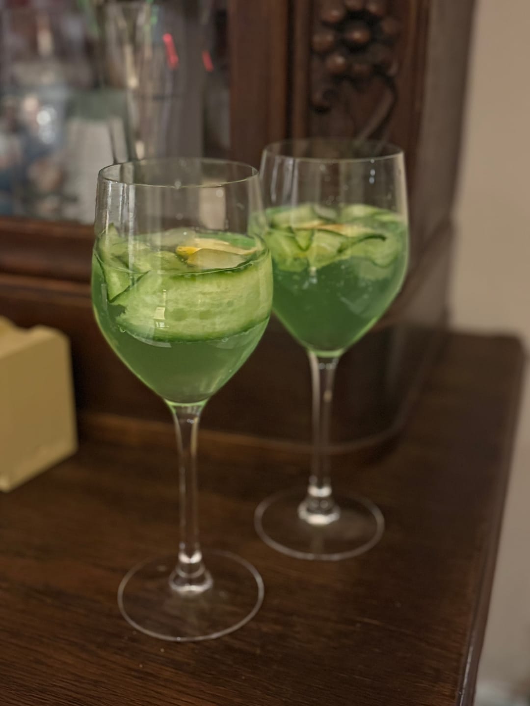 Customer photo review of Señor Dino – Basilikum Limoncello (700 ml)
