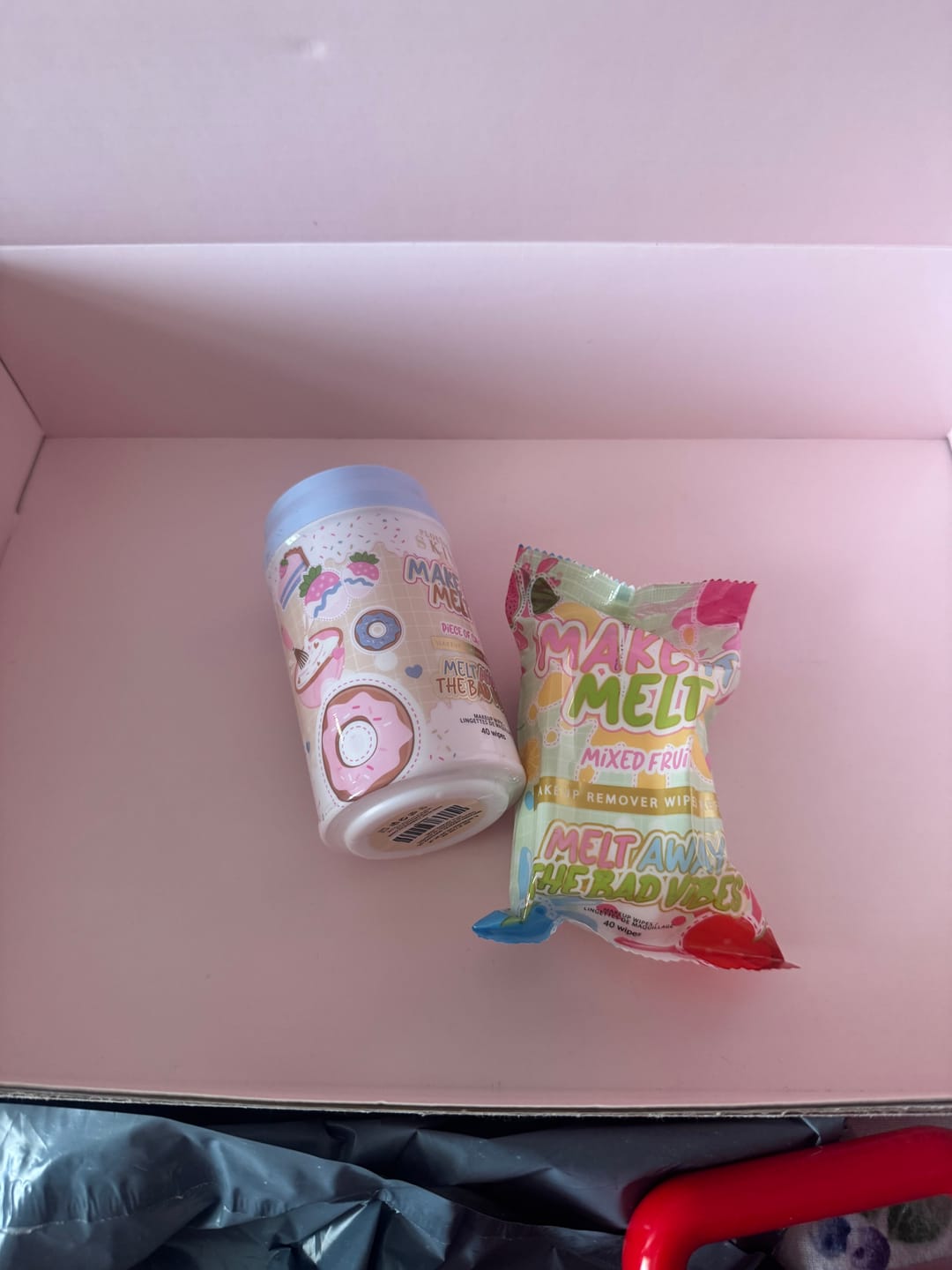 Customer photo review of P.Louise Make It Melt Makeup Remover Refill Wipes