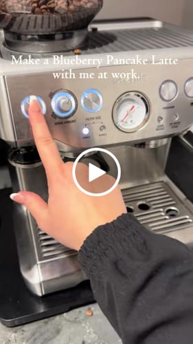 Customer video review of Blueberry Coffee Syrup