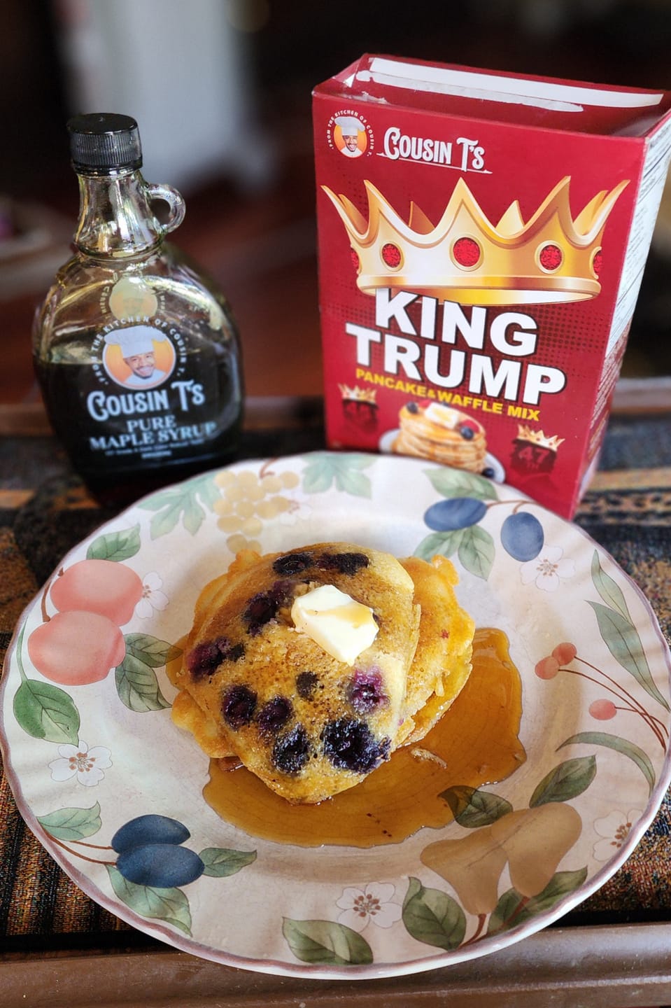 Customer photo review of Cousin T's Pure Maple Syrup