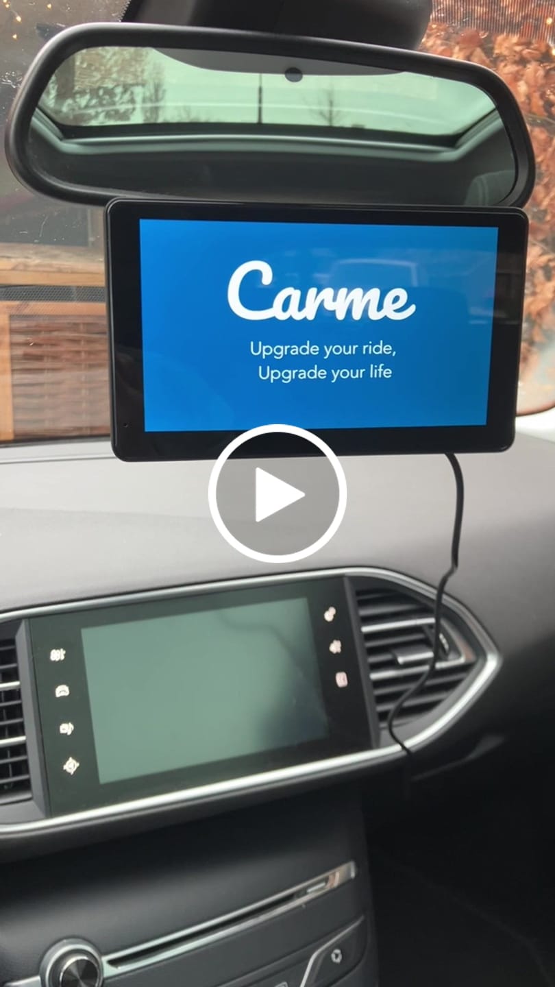 Customer video review of CarPlay Scherm