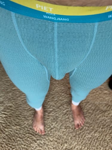 Customer photo review of Men's Pure Cotton Breathable Warm Pants