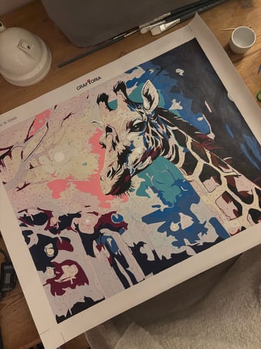 Customer photo review of Illuminated Heights Giraffe