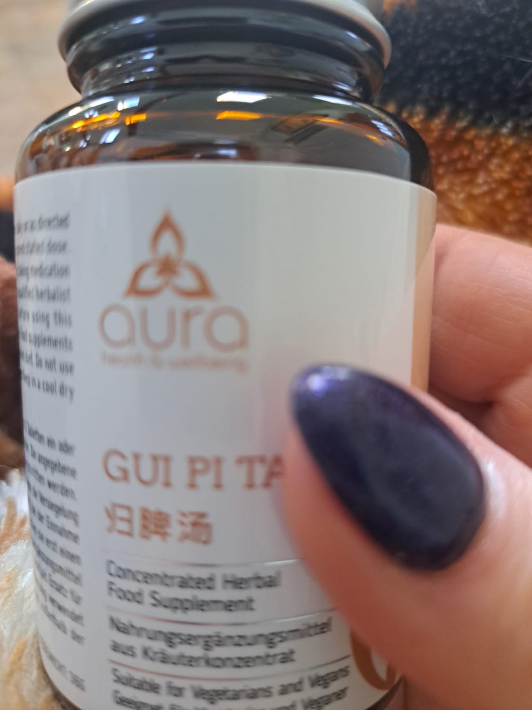 Customer photo review of Gui Pi Tang (Restore the Spleen Decoction) - 60 tablets