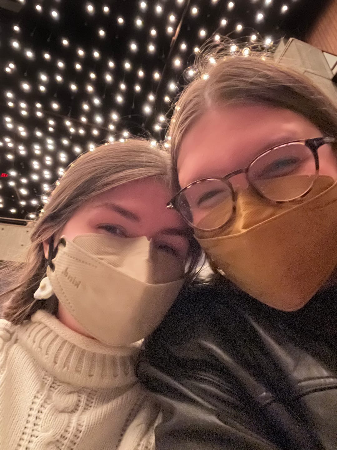 Customer photo review of Kind KN95 Respirator Face Mask: The Mid-century Collection