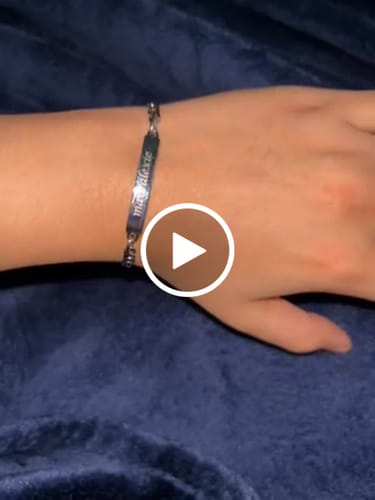 Customer video review of 4mm Figaro Link ID Bracelet