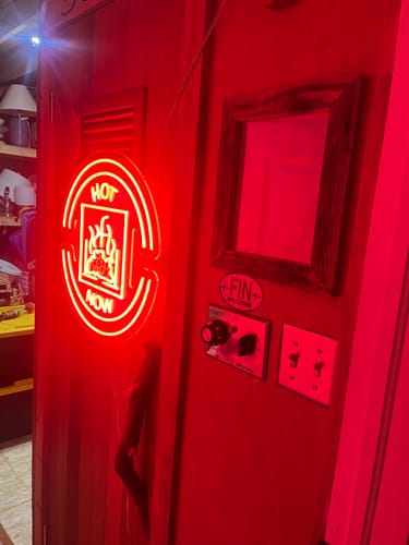 Customer photo review of Hot Now - Premium Neon Artwork