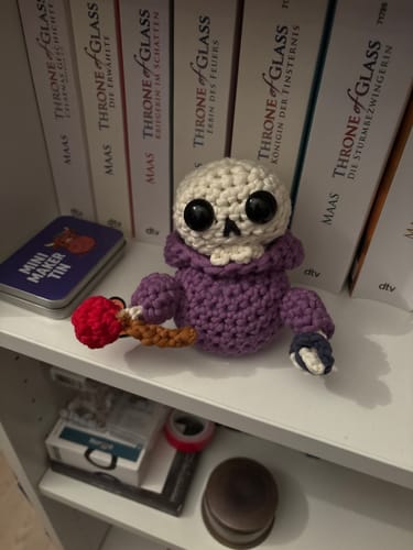Customer photo review of Hollow The Necromancer Crochet Kit