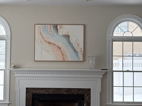 Customer review photo for Plaster Art Texure Painting #SG526