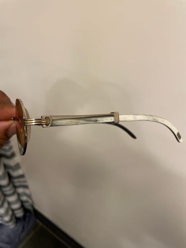 Customer photo review of Retro wood Sunglasses