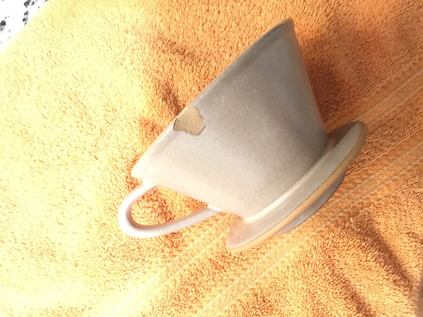 Customer photo review of Kalita MINO Ceramic Dripper 185 - Sand Brown