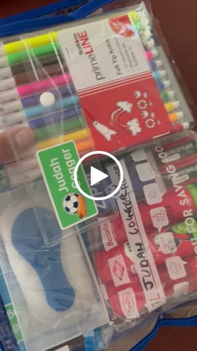 Customer video review of Colour Large Labels - Customise your own
