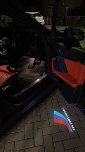 Customer photo review of BMW F SERIES DOOR LIGHTS