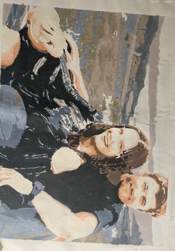 Customer photo review of Custom Portrait Paint By Numbers
