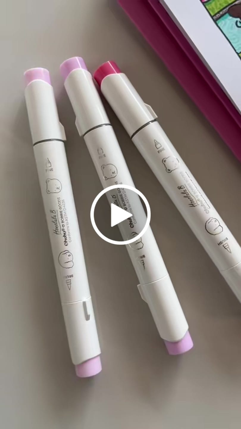 Customer video review of Ohuhu - Set 48 Marcadores al Alcohol Honolulu B Doble Punta Bobbie Goods Edition