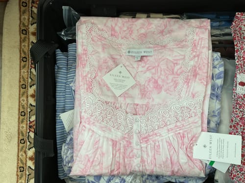 Customer photo review of The "Eileen" Blush Bloom Cotton Lawn Ballet Nightgown