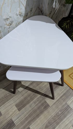 Customer photo review of Pair of 2 Modern Elegant Table Set - 1473
