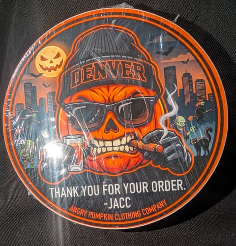 Customer photo review of 100 3.5" Custom Vinyl Stickers