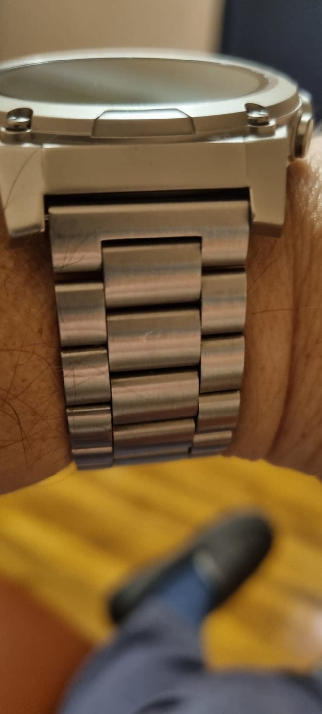 Customer photo review of Silver Steel Loop