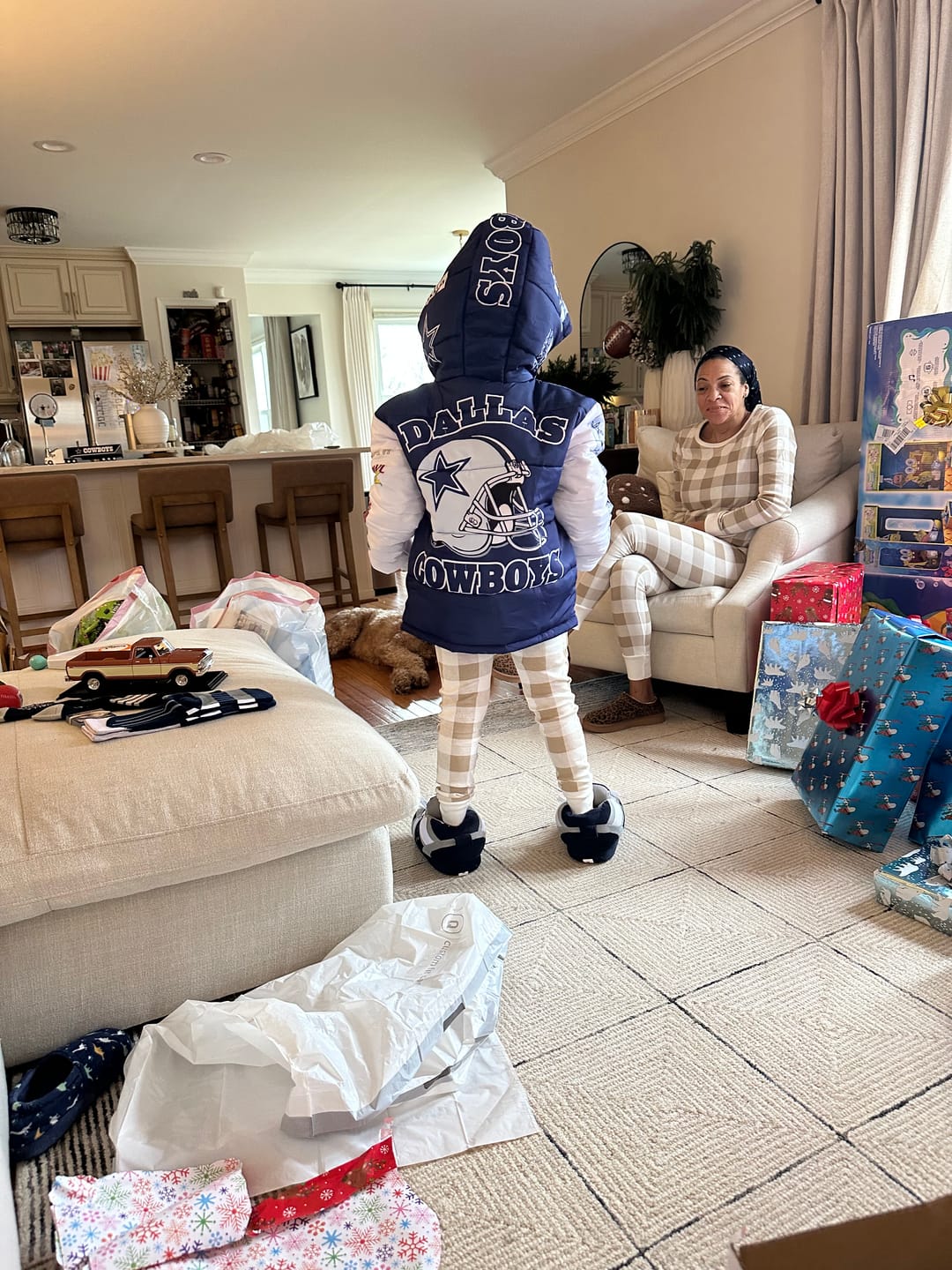 Customer photo review of Design a Puffer Coat