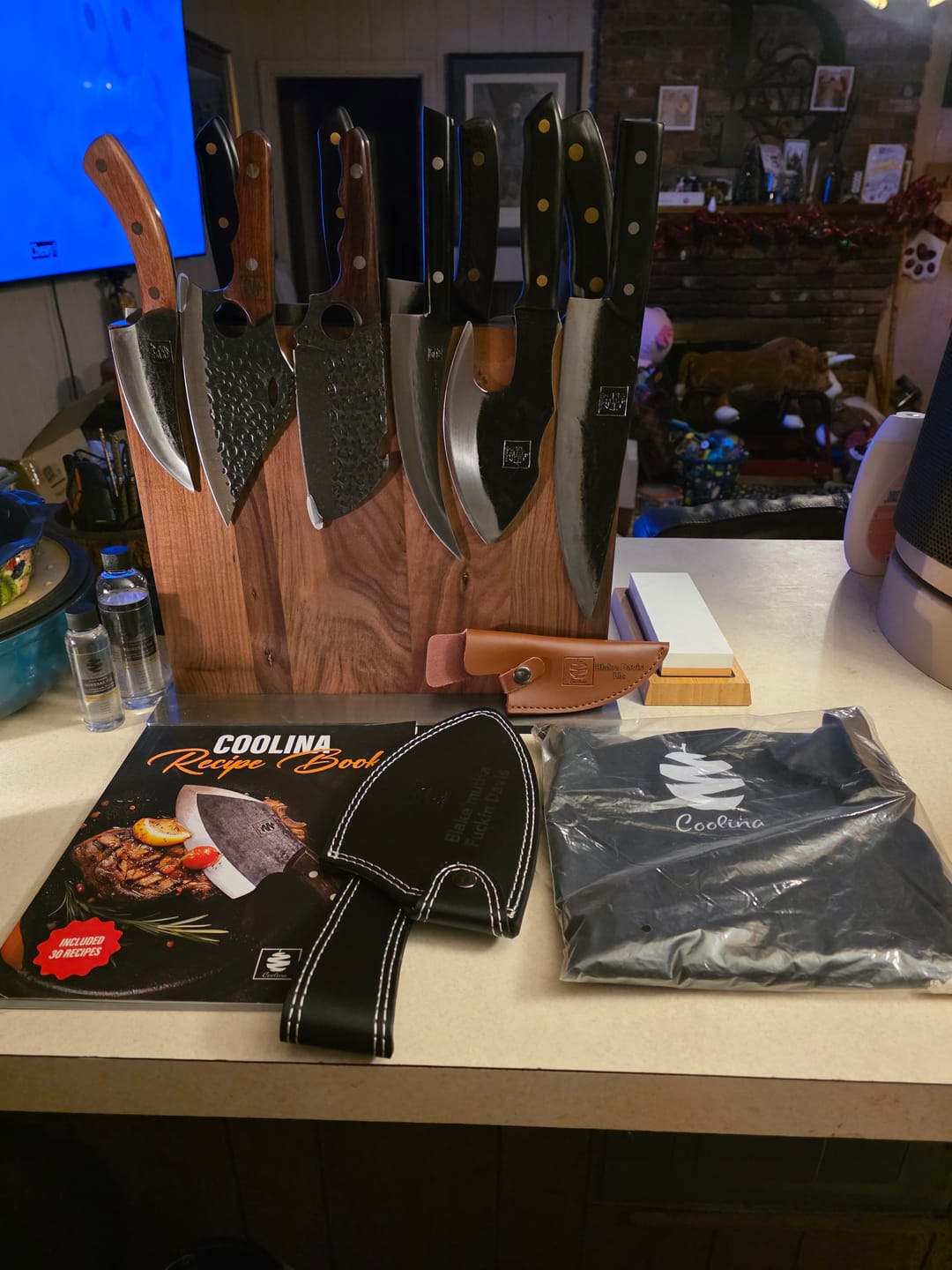 Customer photo review of Fixed Blade's PU Sheath