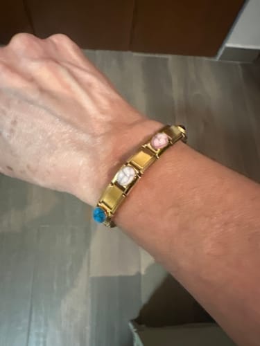 Customer photo review of Charm Piedra Ovalada 3D