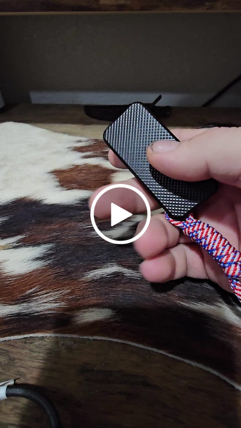 Customer video review of Zero Knurled Pattern