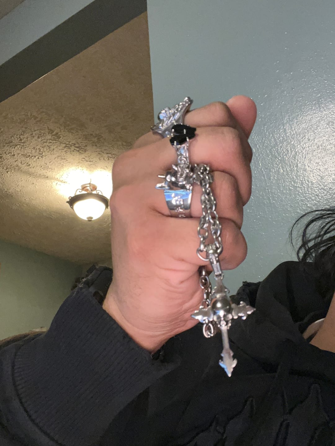 Customer photo review of DOWN YOUR THROAT PENDANT