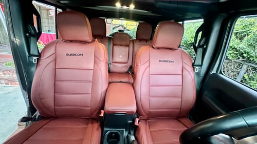 Customer photo review of Premium Custom-Fit Seat Covers