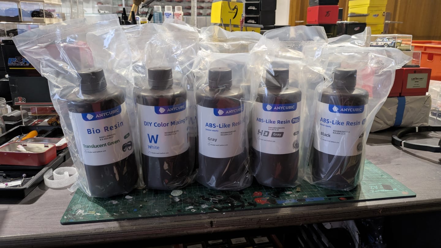 Customer photo review of Anycubic Boîte Mystère de Résine et de Filaments