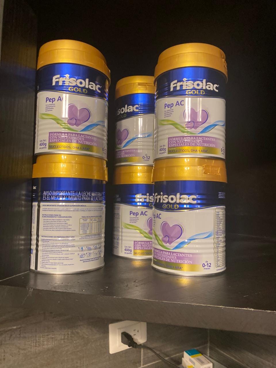 Customer photo review of Frisolac Gold Pep A C (0 A 12 Meses) Pack Con 800 Gr
