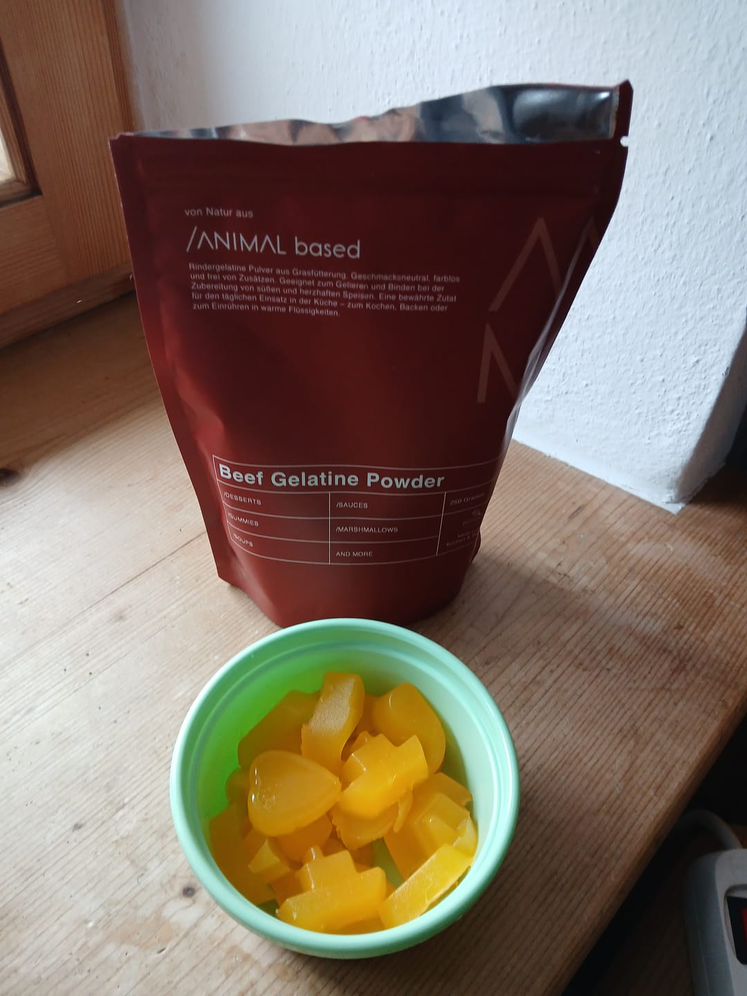 Customer photo review of Rindergelatine Pulver - Grass Fed Beef Gelatine