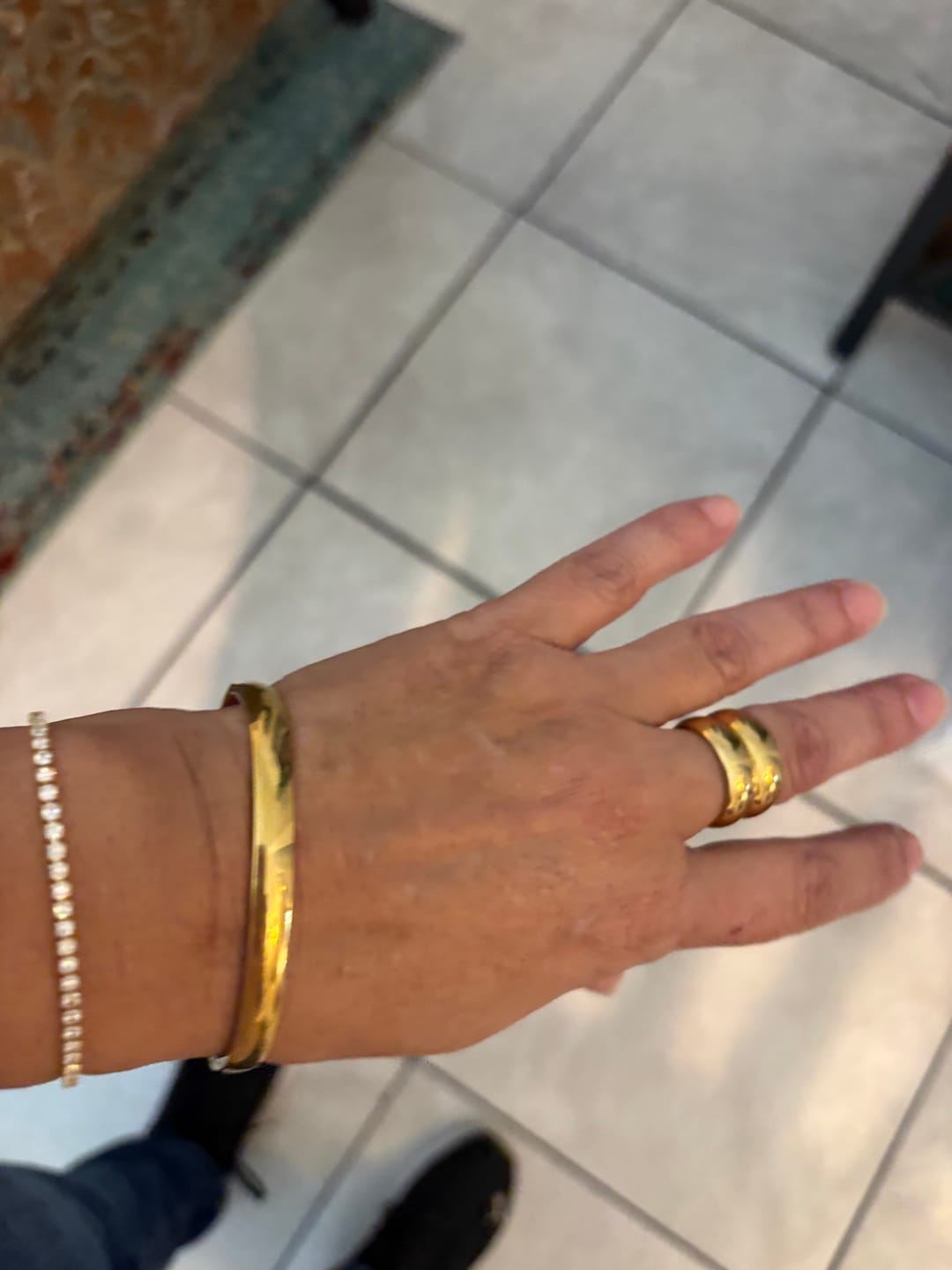 Customer photo review of Birdie Stack Ring
