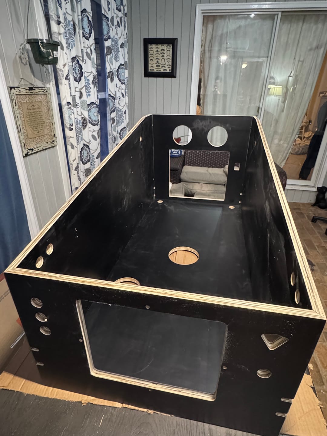 Customer photo review of Widebody Virtual Pinball Cabinet -Flat Pack- All IN Version Williams Pinball Company WPC style