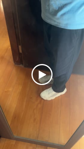 Customer video review of 超彈力防潑水透氣鬆緊腰頭休閒衝鋒褲