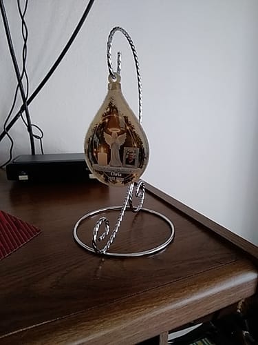 Customer photo review of Custom Photo Angel Candle - Personalized Christmas Acrylic Ornament