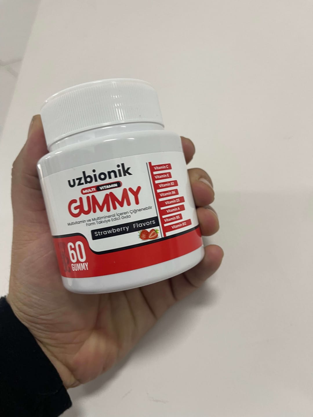 Customer photo review of Uzbionik™ Gelişim Destekleyici Multivitamin Gummy