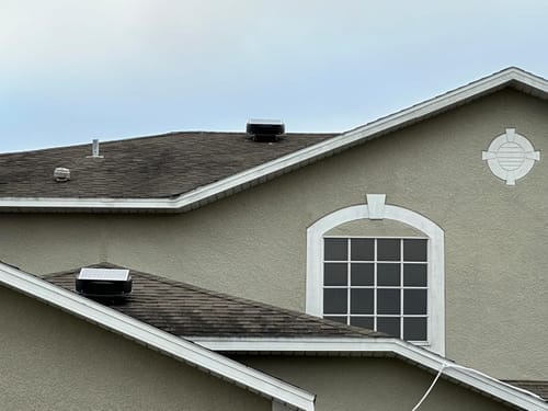 Customer photo review of 12" Dual-Power Solar Roof Fan-55W