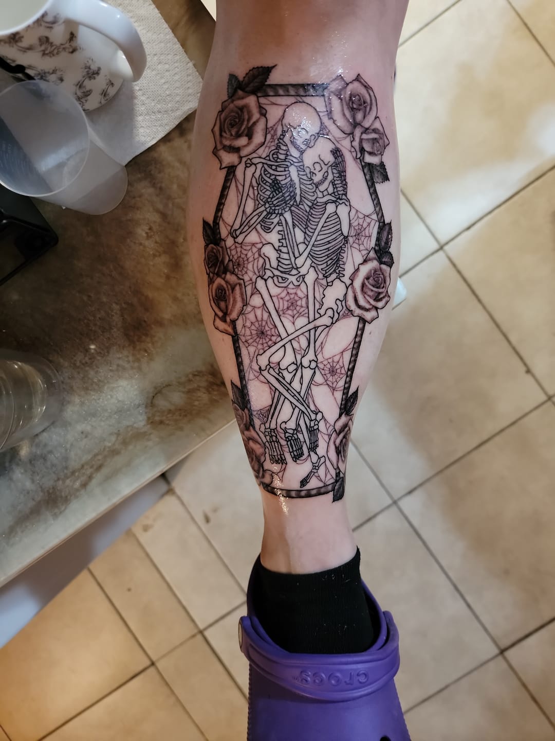 Customer photo review of Signature Tattoo Numbing Cream 5 TUBE