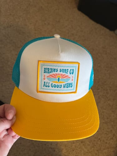 Customer photo review of Birdie's Surf Co. Trucker Hat