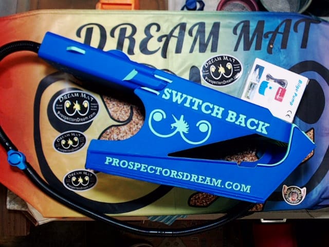 Customer photo review of Switchback Clean-Up Sluice Box Kit - Dream Mat | Gold Prospecting Equipment