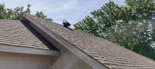 Customer photo review of 12" Dual-Power Solar Roof Fan-55W