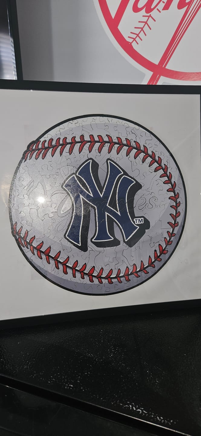 Customer photo review of New York Yankees™ - Wooden Puzzle