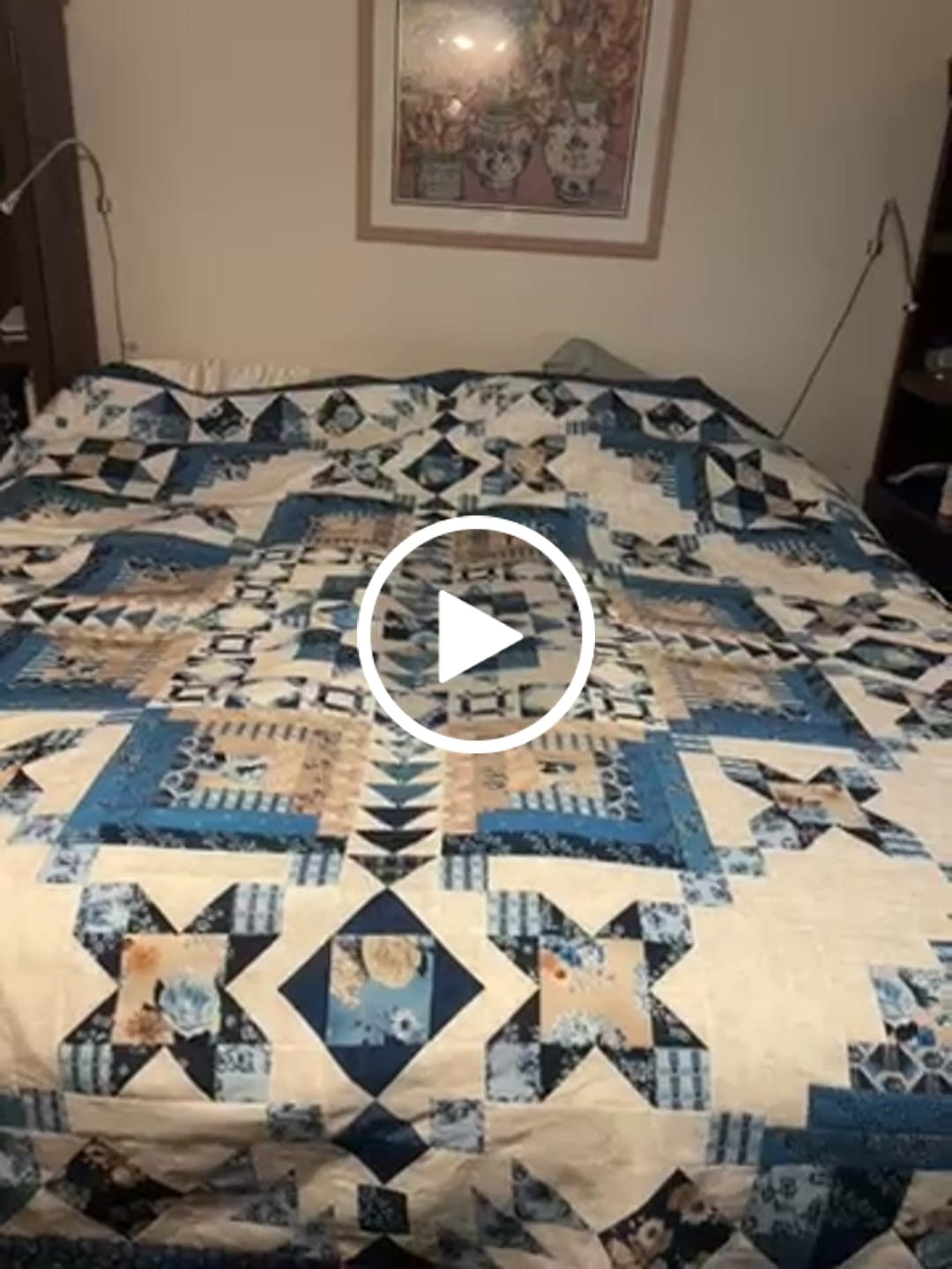 Customer video review of Beginner Block Of The Month - Petal Path Sunshine Blooms (54.5" x 68")