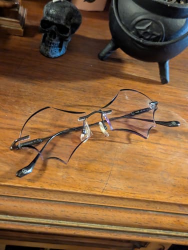 Customer photo review of Batty Eyeglasses