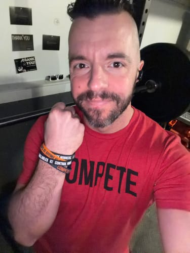 Customer photo review of Control Your Controllables (Wristband)